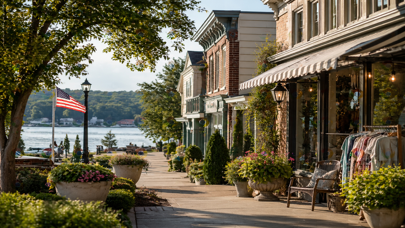 Welcoming local storefronts near Lake Wedowee